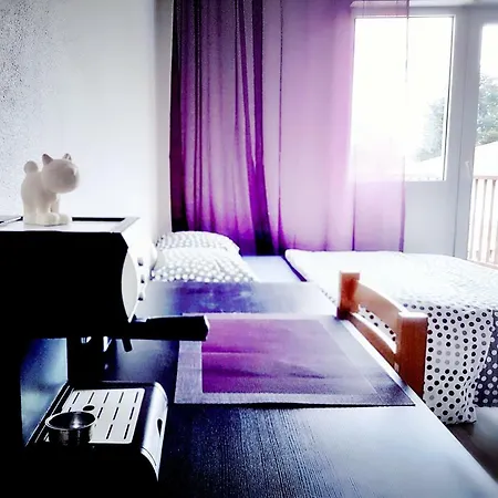 아파트 Studio Terrasse A Cote Tram 그르노블